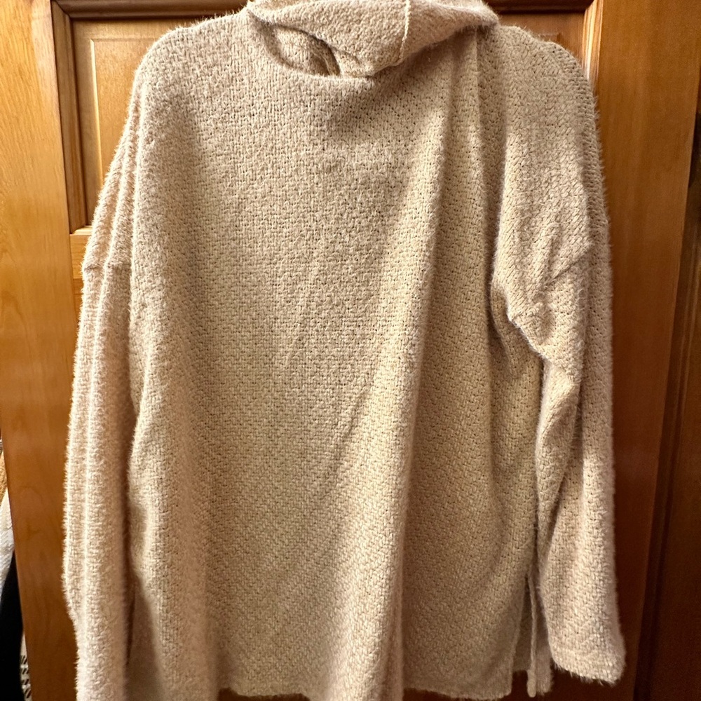 Cream BiBi Cowl Neck Sweater
